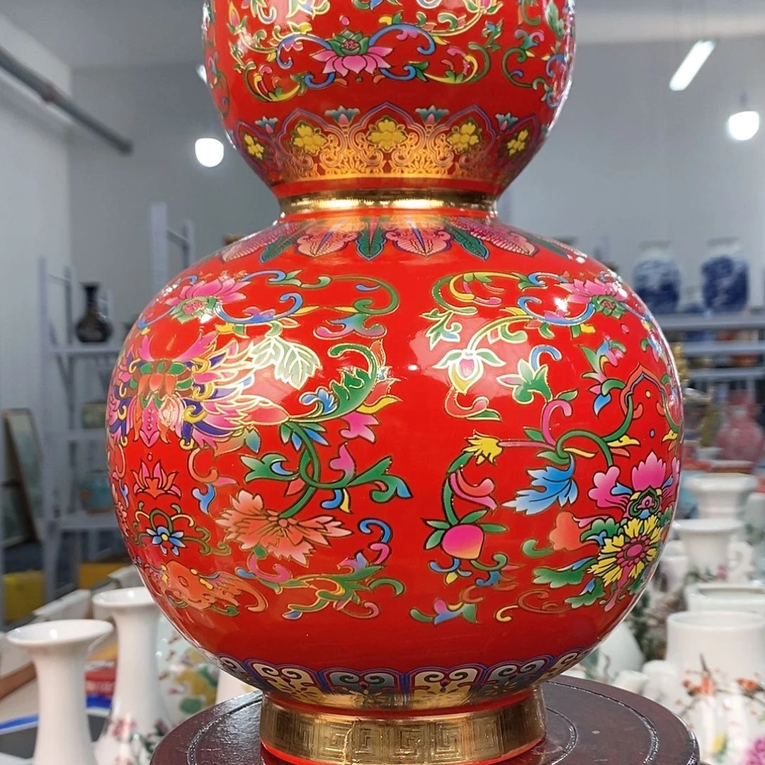 摆件景德镇陶瓷花瓶摆件