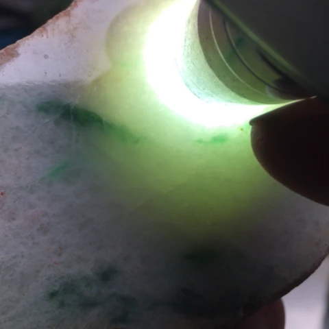 翡翠散珠天然翡翠阳绿