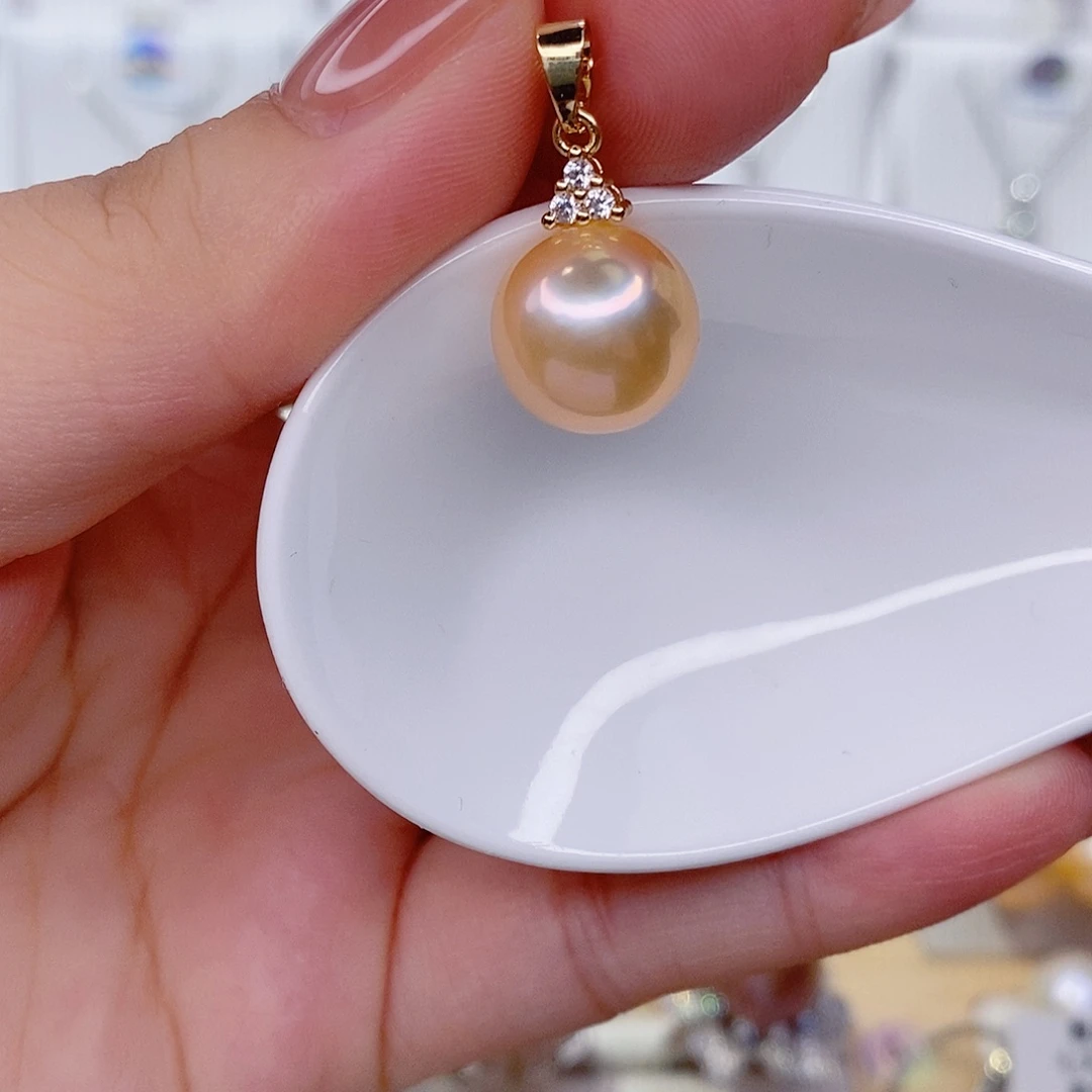 未镶嵌淡水珍珠吊坠(赠链)