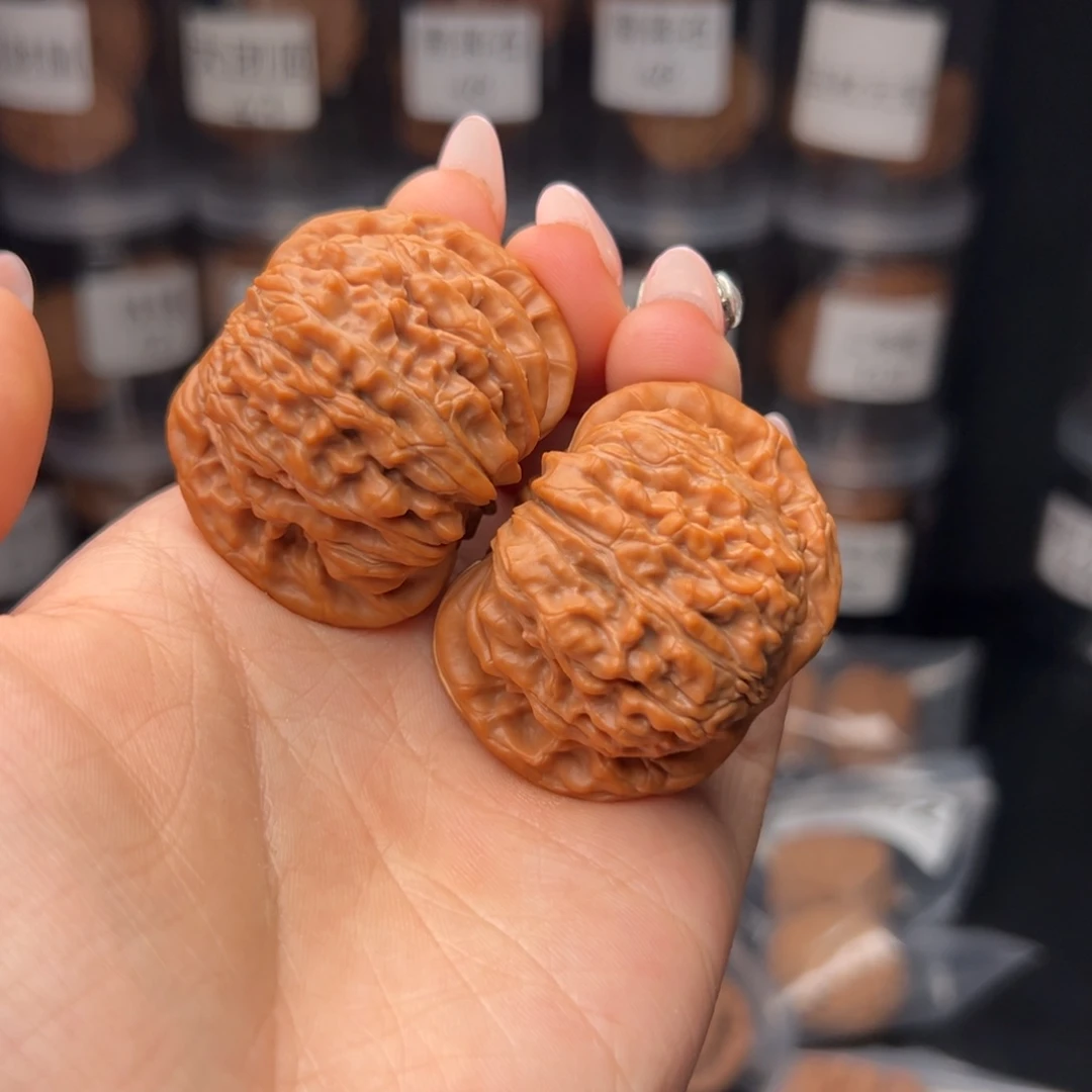 文玩核桃吊坠金*土四座楼