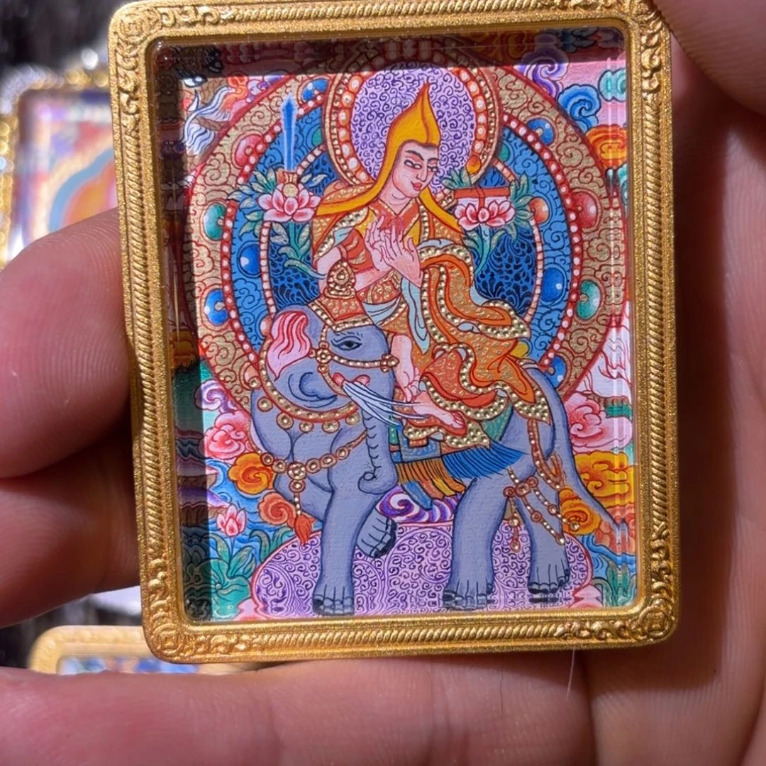 吊坠纯手绘宗喀巴大师