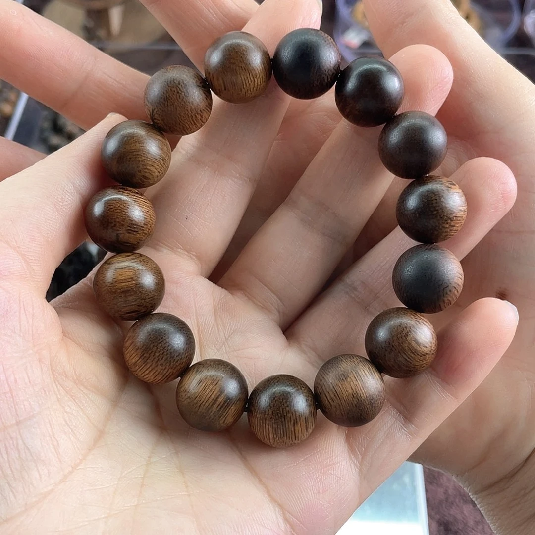 沉香手串天**客越南芽庄白棋