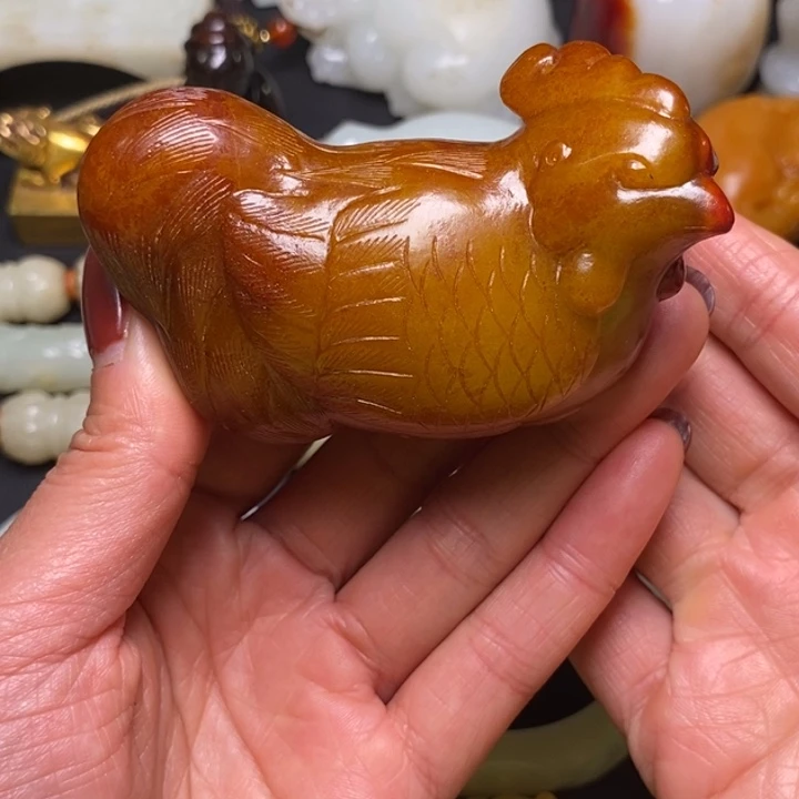 感***生和田玉未镶嵌把件