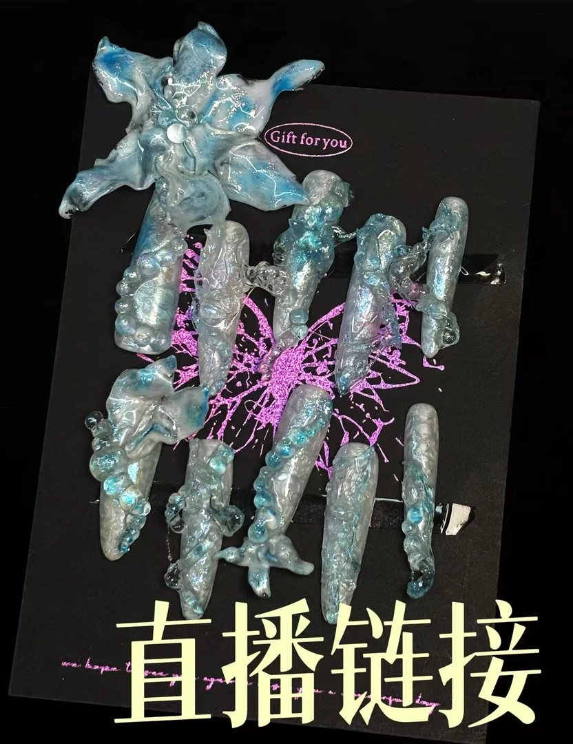 高级小众纯手工穿戴甲