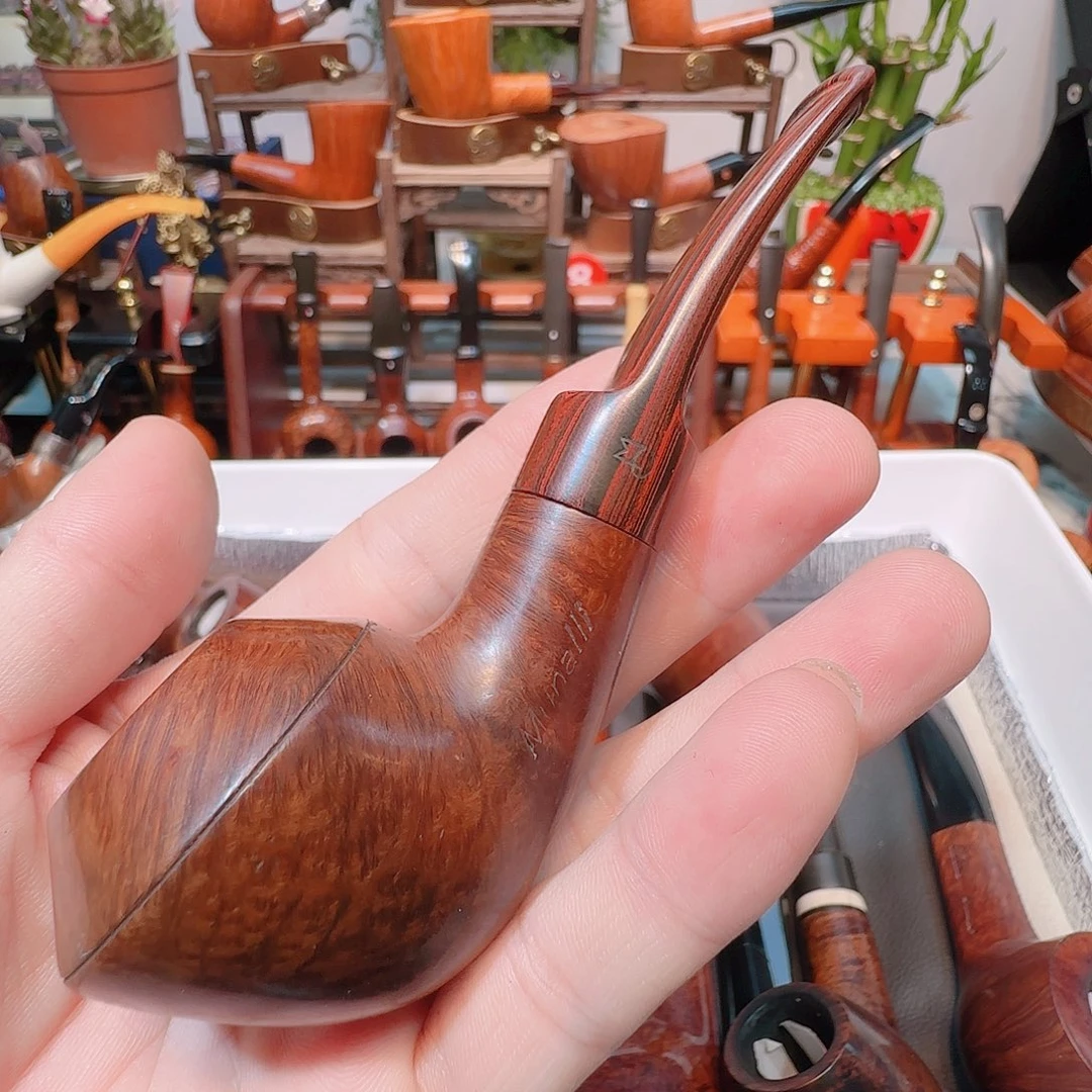 鹏***莫利纳，石楠木工艺品烟斗