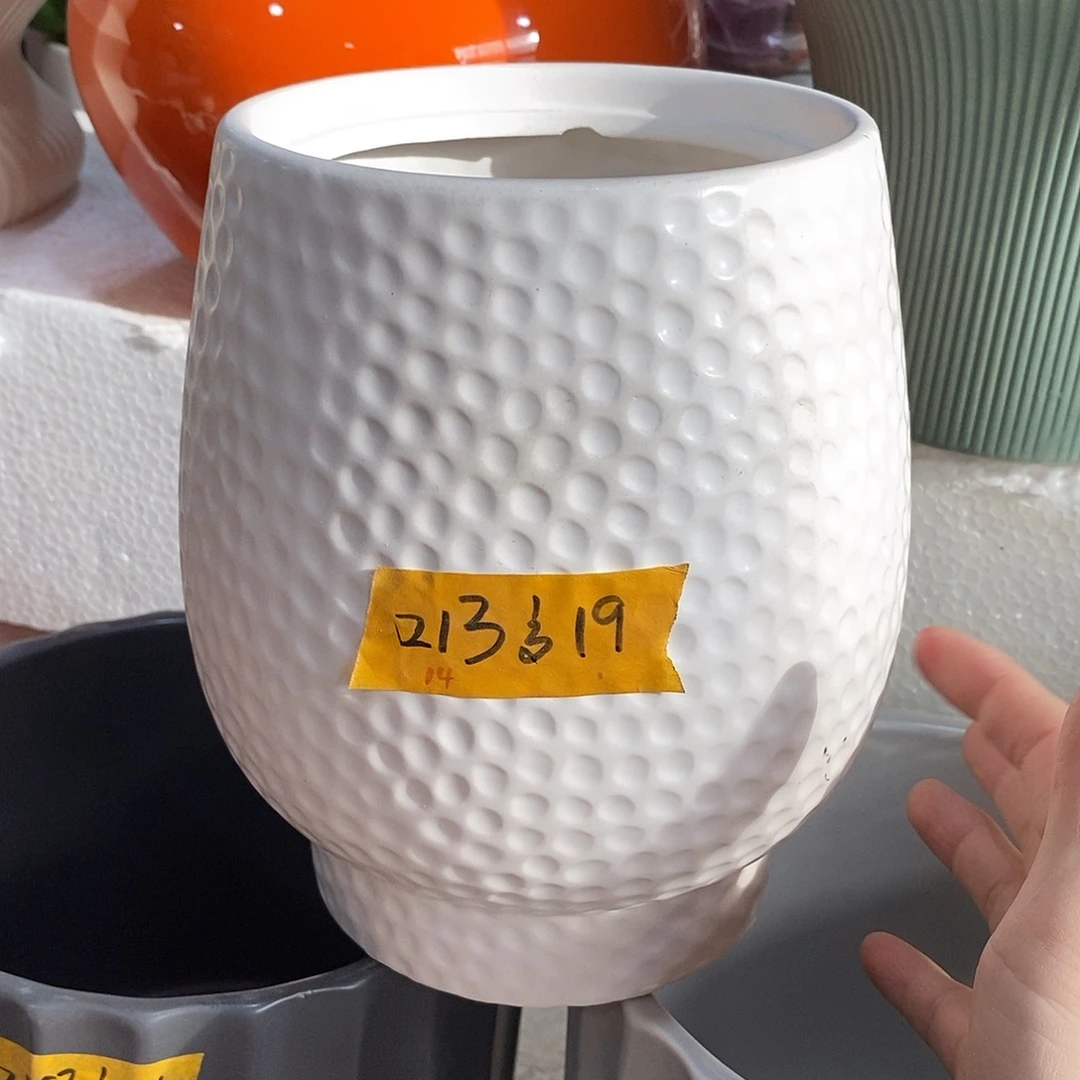 陶杯子陶盆有孔 瑕疵介意勿拍