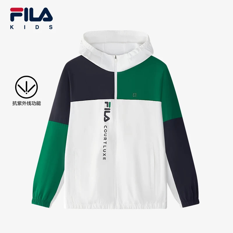 【斐乐儿童】2025夏季中大童梭织外套K12B523708