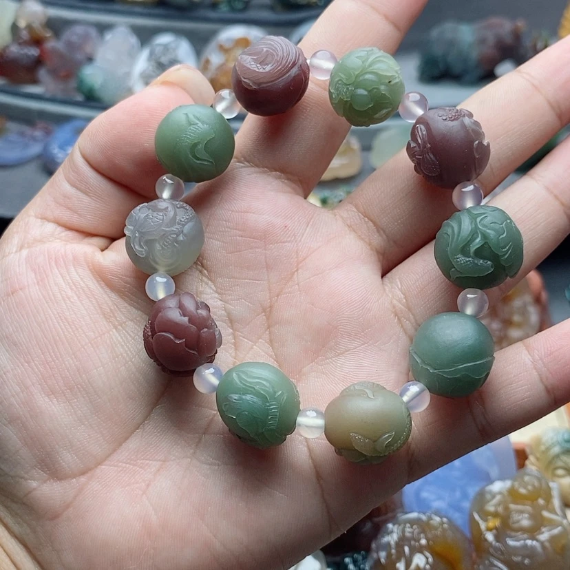 【闪购商品】未镶嵌手串定制石英质玉