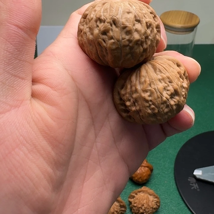 ****飞文玩核桃把件39全品铁锤