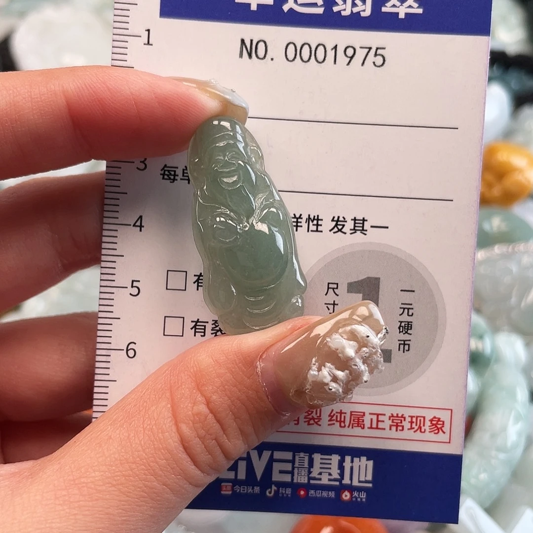 翡翠未镶嵌颈饰1975