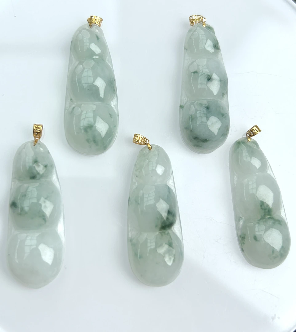 『手镯七仙女』翡翠豆子/580081/多样性发一件 赠皮绳