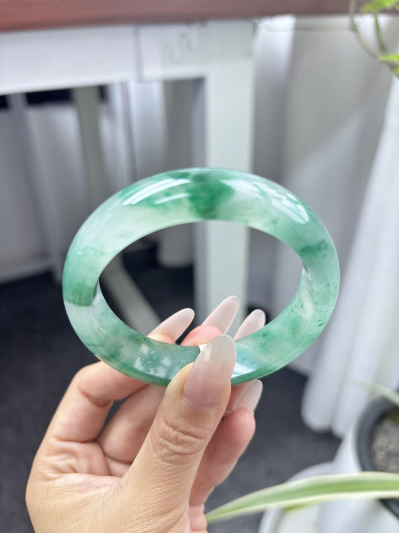 天然飘绿翠宽条非洲翠