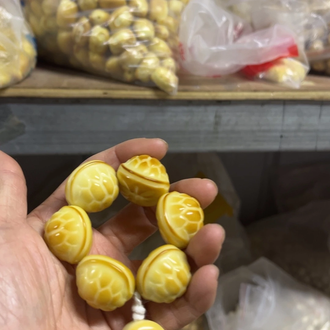 菩提根/象牙果吊坠富贵有鱼