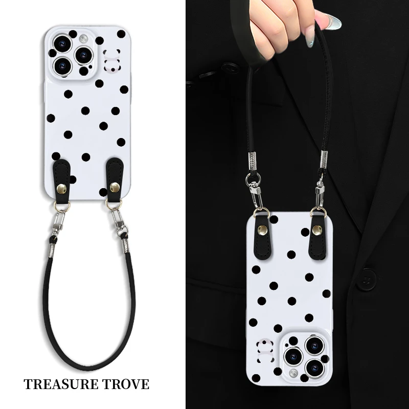 适用于苹果16华为OPPO小米VIVO高颜值潮流简约软菲林手机壳CA1120