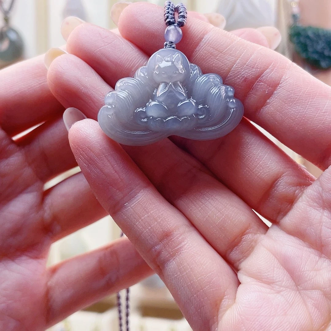 和田玉未镶嵌吊坠(赠链)