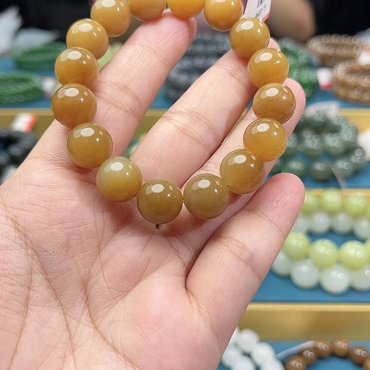手链未镶嵌和田玉纯天然新疆且末全唐卡12黄金唐