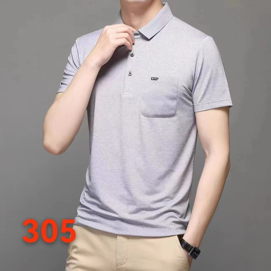 运动男T恤打底衫夏季男士短袖恤青年休闲绅士修身体恤免烫商务