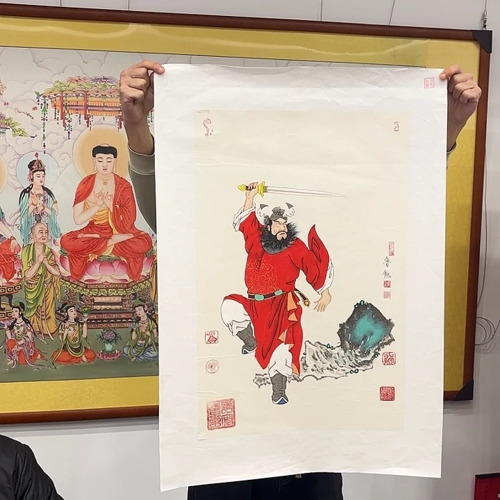 国画画家鲁钰老师精品原作