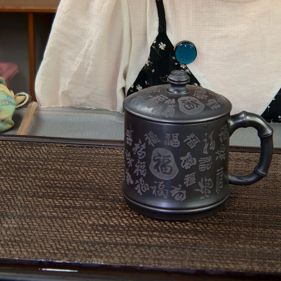 【闪购商品】茶杯绿泥高货放漏