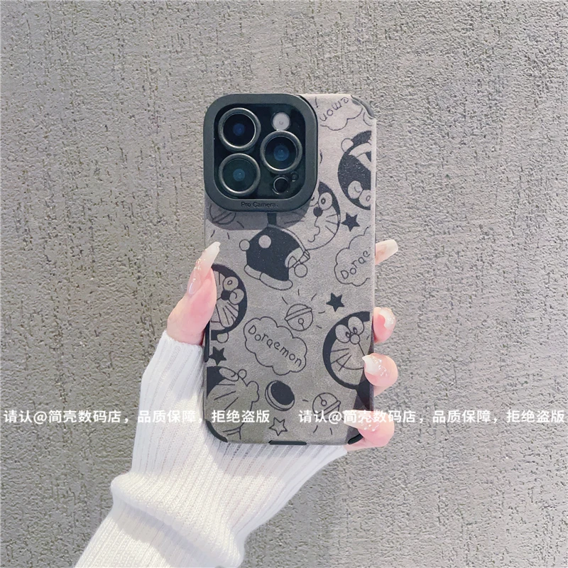 精孔磨砂全包贴皮适用苹果17iPhone/华为荣耀/OPPOVIVO小米手机壳