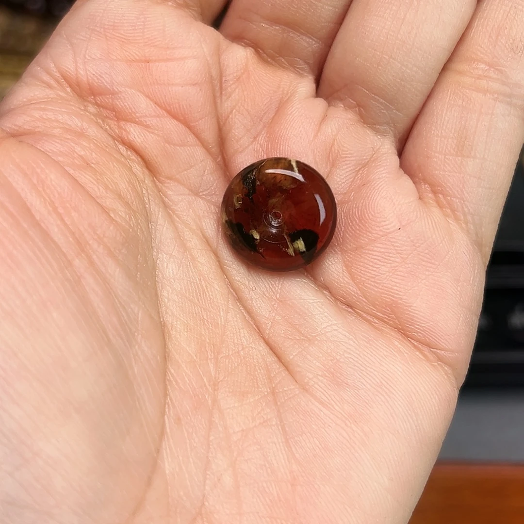 琥珀未镶嵌裸石抚顺琥珀30144