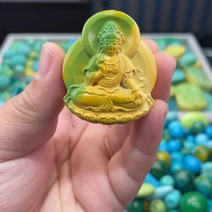 般***若菱锰矿未镶嵌珠宝半成品