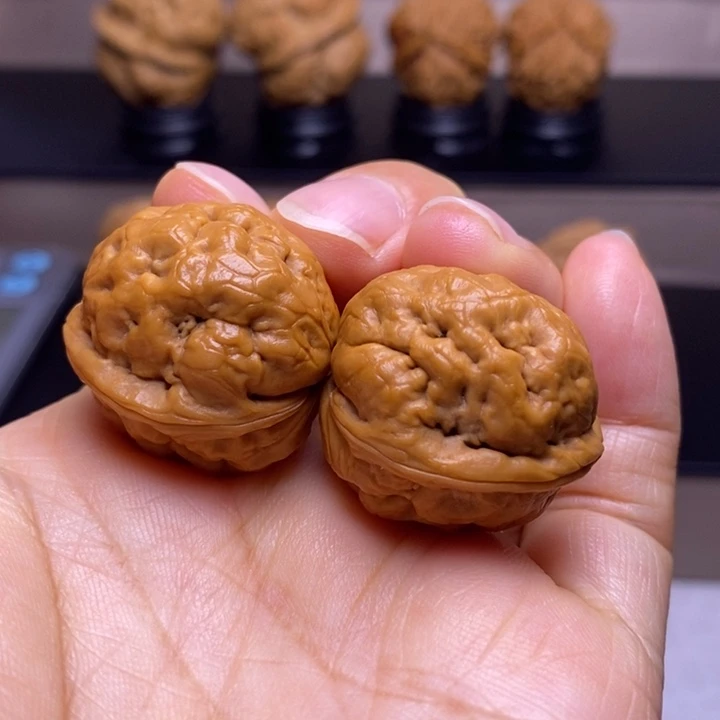 把件文玩核桃脑纹青蛙39