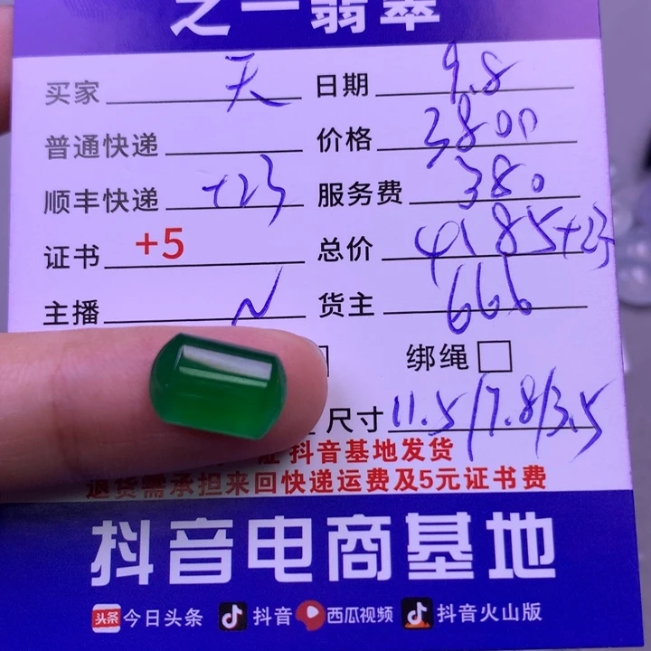 颈饰未镶嵌翡翠?*呐