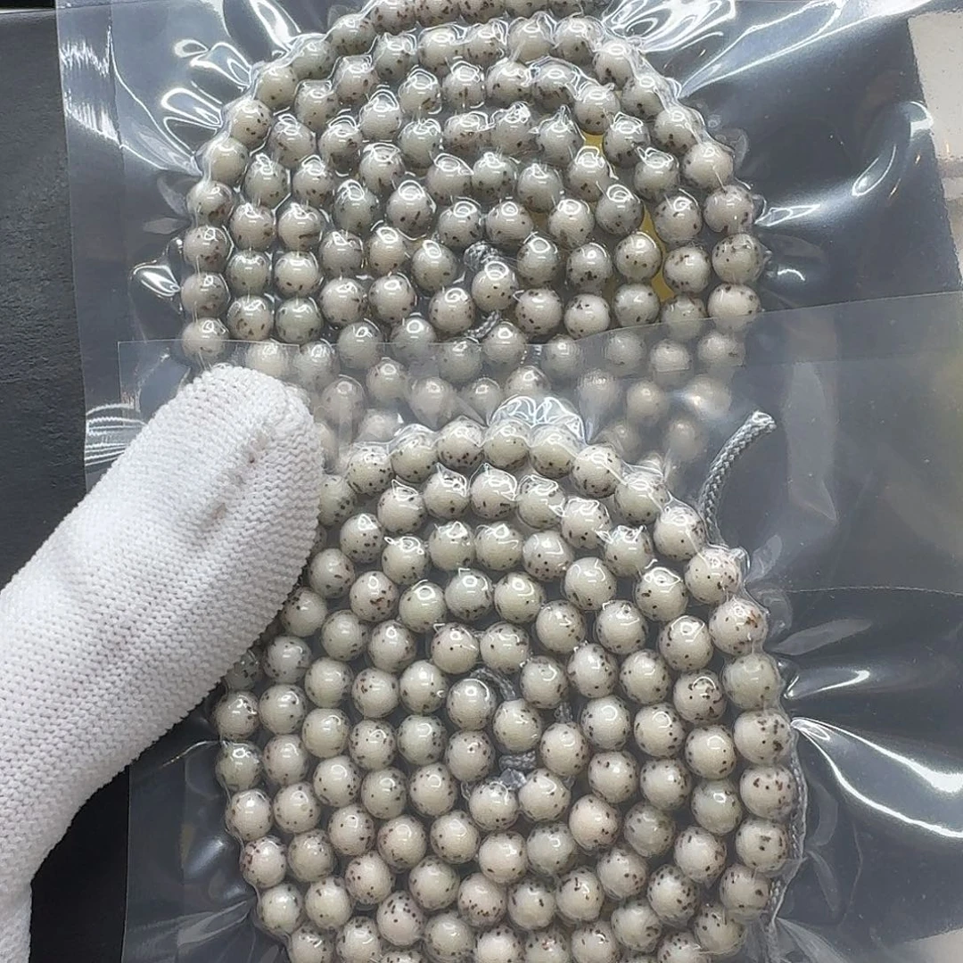 星月菩提吊坠217梵天糯冰绿背河豚6圆108