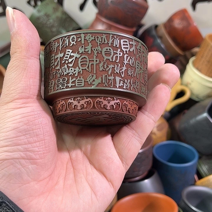 茶杯紫砂全手工紫砂主人杯