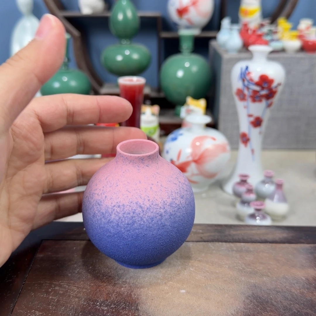 陶瓷手工小花器摆件