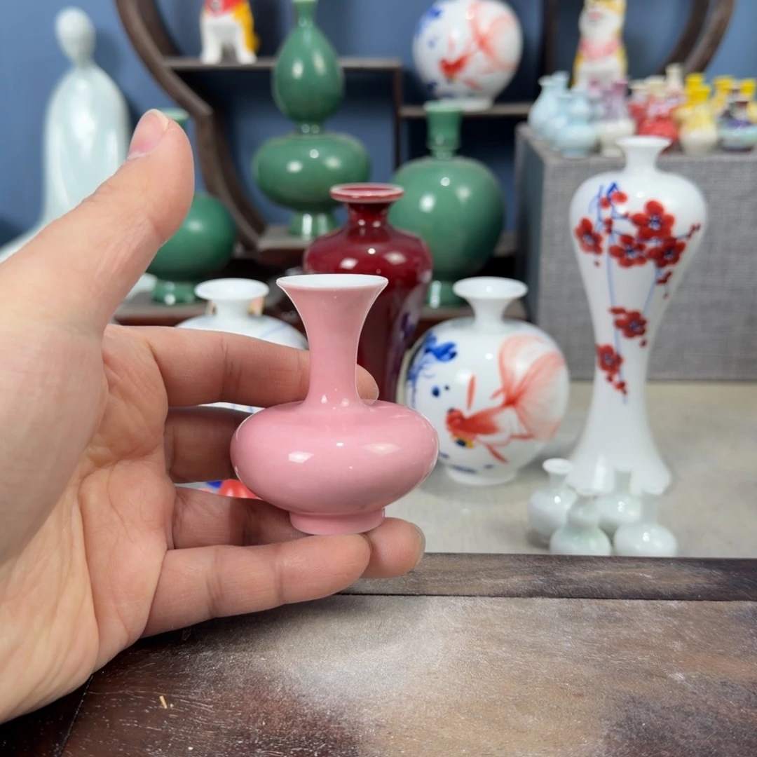陶瓷手工小花器摆件