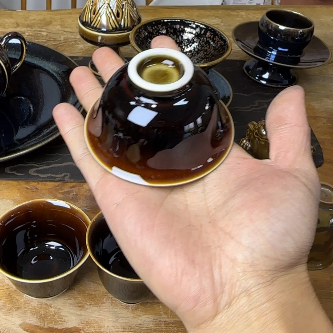 R***S茶盏白丁瓷坊作品