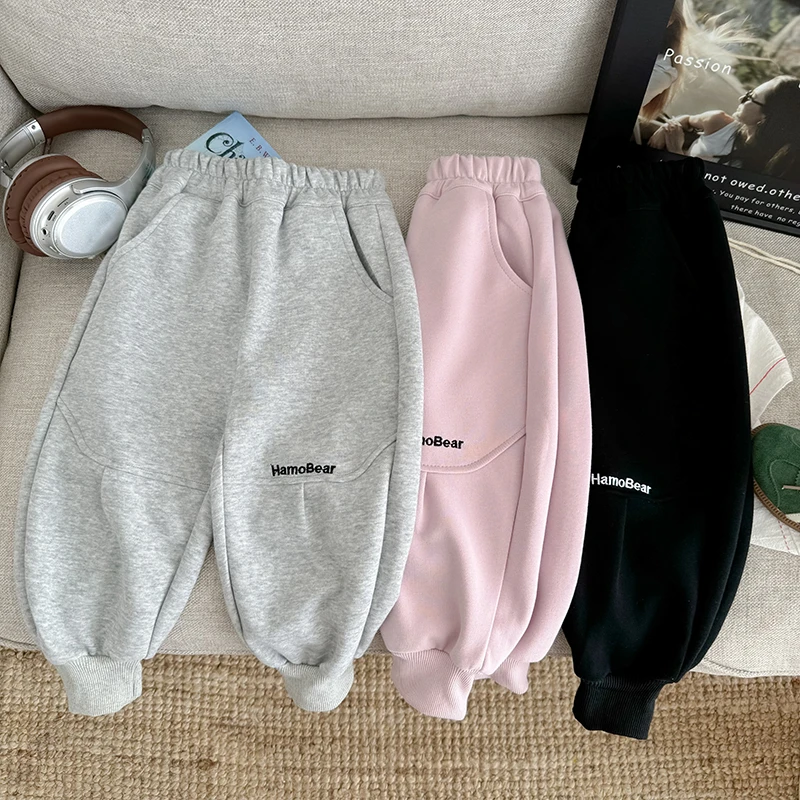 儿童休闲裤小女孩男孩春装时尚衣服宝宝春秋裤子童装男童女童服装