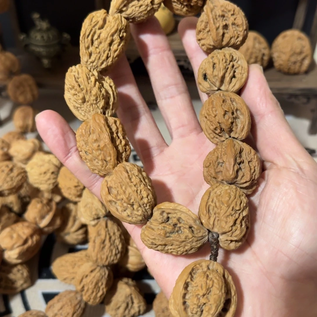 烟***烟文玩核桃把件南疆石手持