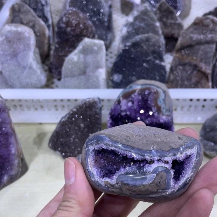 紫晶钱袋子未镶嵌