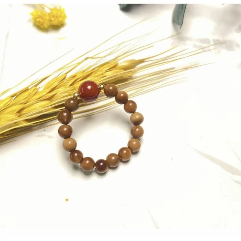 S 0727 芭比檀戒指(无礼盒)