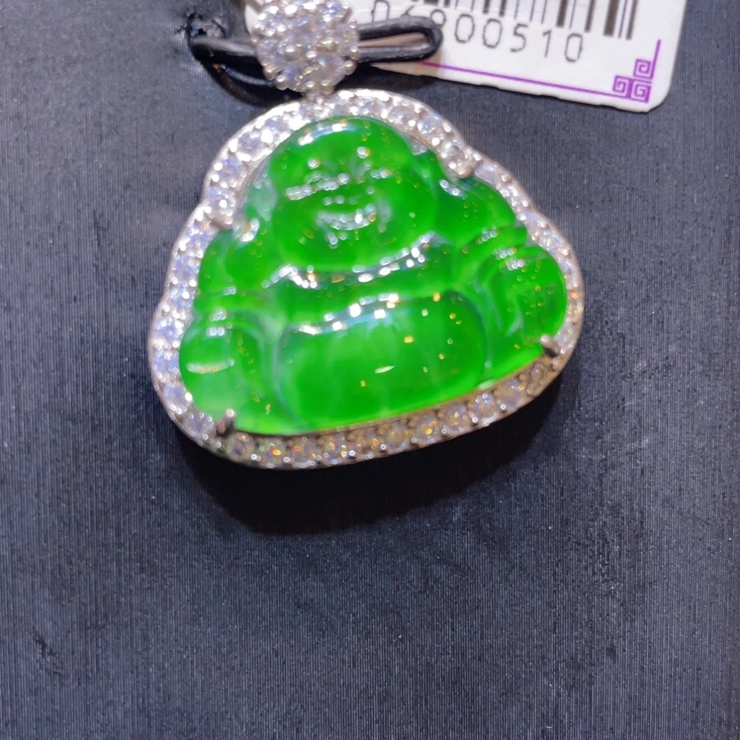 翡翠未镶嵌颈饰吊坠