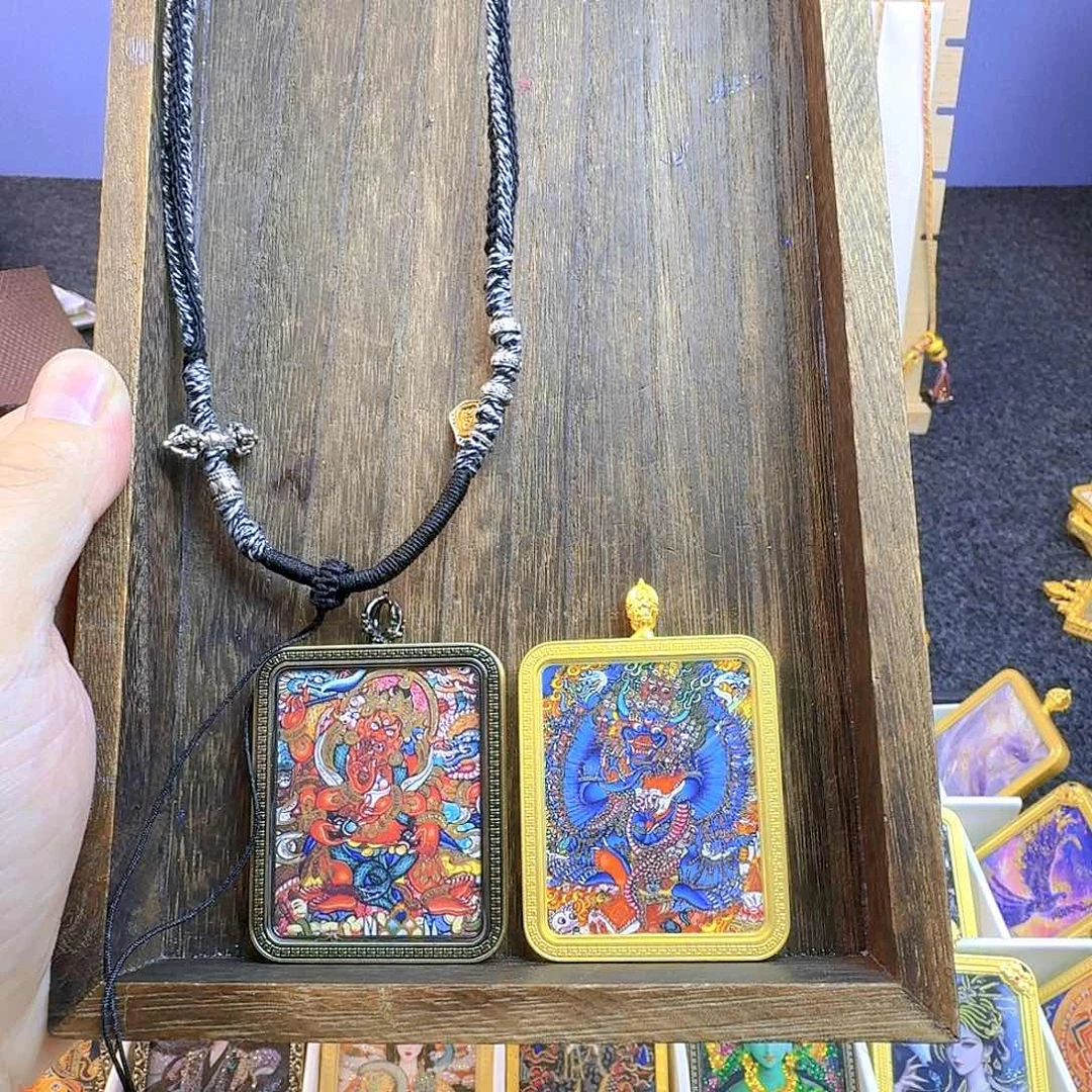 装裱画剑*.大威德和大黑天