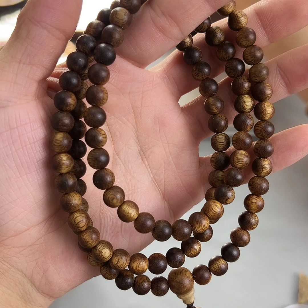 沉香沉香香囊海南紫棋0.7mm圆珠多圈15克➕多样性发一