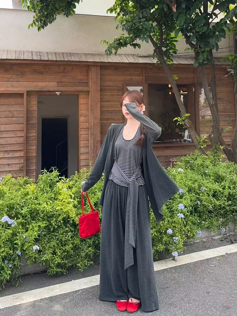 大码胖MM休闲INS风慵懒风时尚套装运动套装森系甜辣千金风