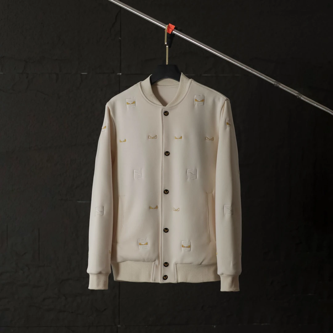 现货2025年欧货轻奢外套休闲秋冬男士长袖夹克风潮流外套棒球服