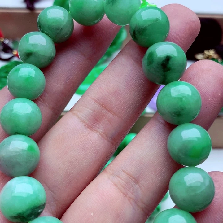 翡翠未镶嵌手链手串