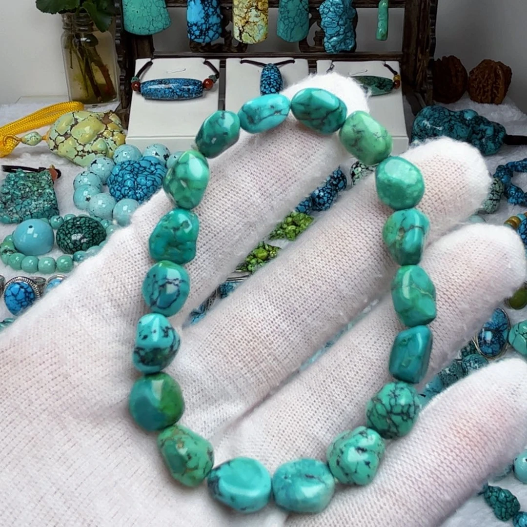 绿松石珠宝奇石未镶嵌