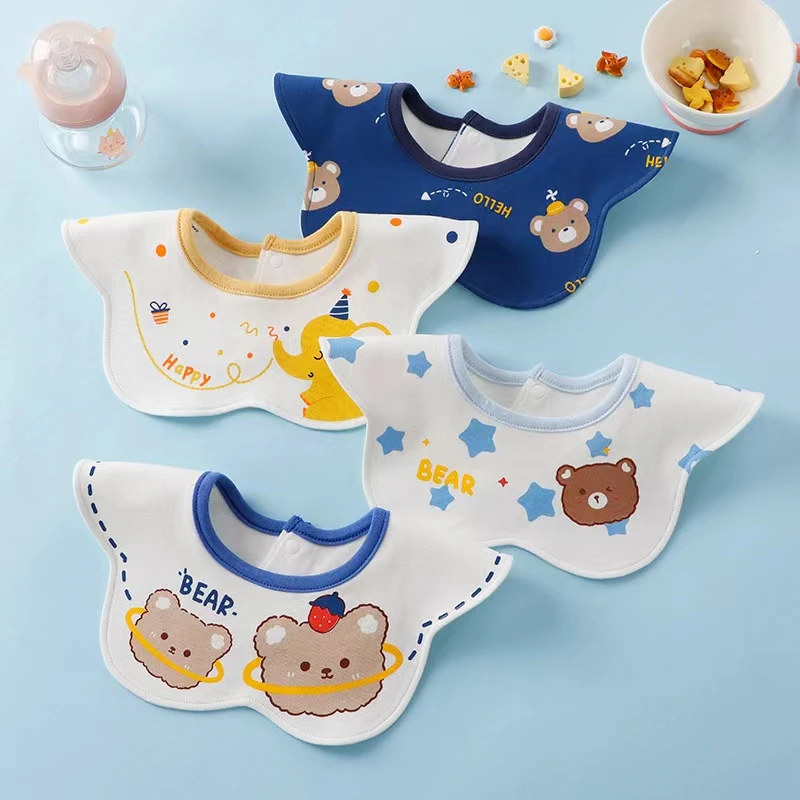 【7A抗菌防水围嘴】四季纯棉婴幼儿新生儿口水巾婴儿宝宝围兜春夏