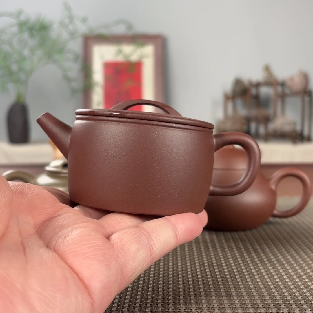 用***2紫砂茶壶微瑕黄龙山原矿紫砂壶