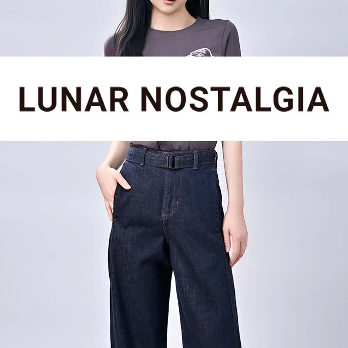 LUNAR NOSTALGIA2025新款设计师时尚T恤上衣d_p女11