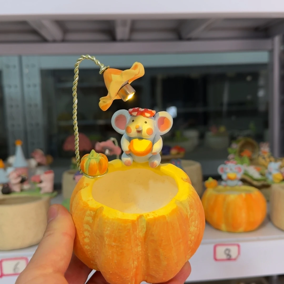 厂家直销手工花盆摆件