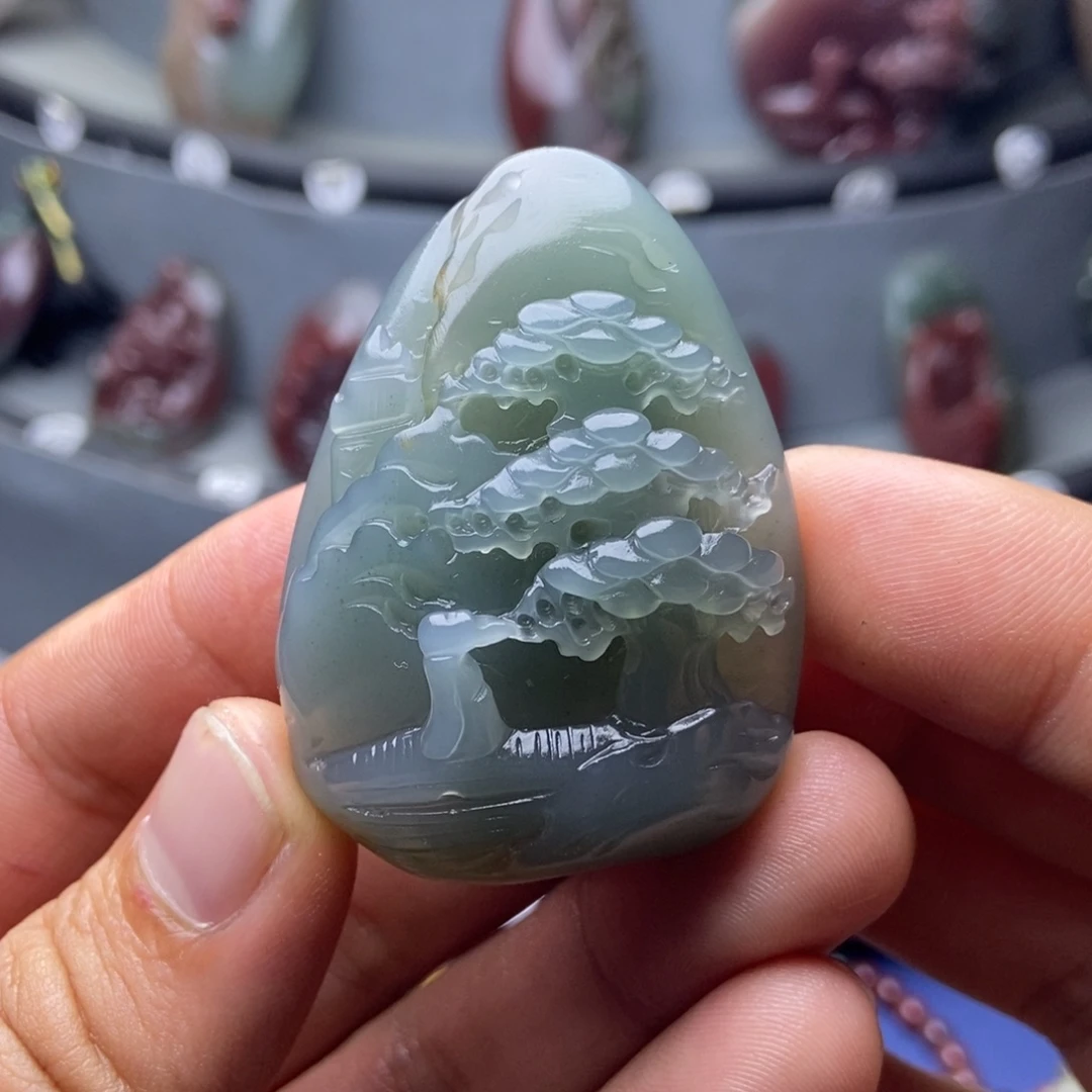 玛瑙/玉髓未镶嵌颈饰