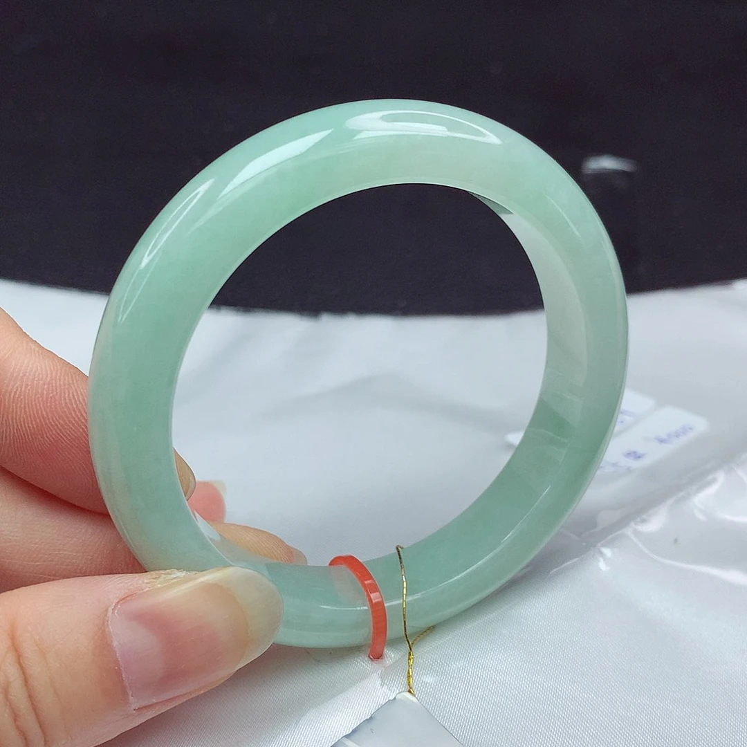 翡翠手镯未镶嵌无*·55圈069